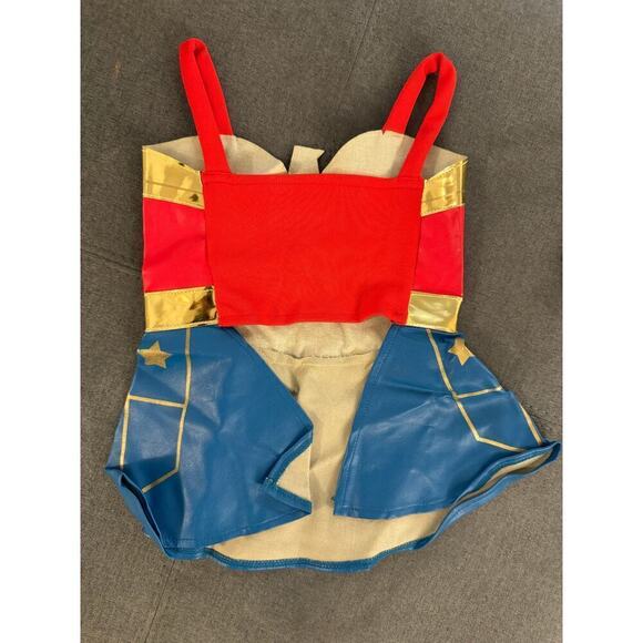 Wonder Woman Dog Costume Size Small Halloween - Picture 2 of 2